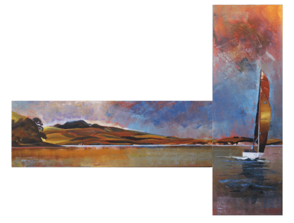 At Sea Level XXVI diptych png