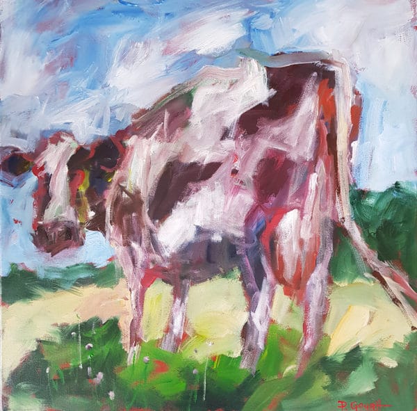 Farm animals - Friesian Cow by Pauline Gough