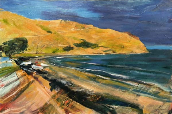 Landscape - Approaching Storm, Port Jackson (Coromandel) by John Horner