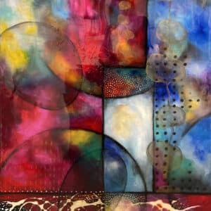 Abstract - Suddenly We're Here by Clare Wilcox